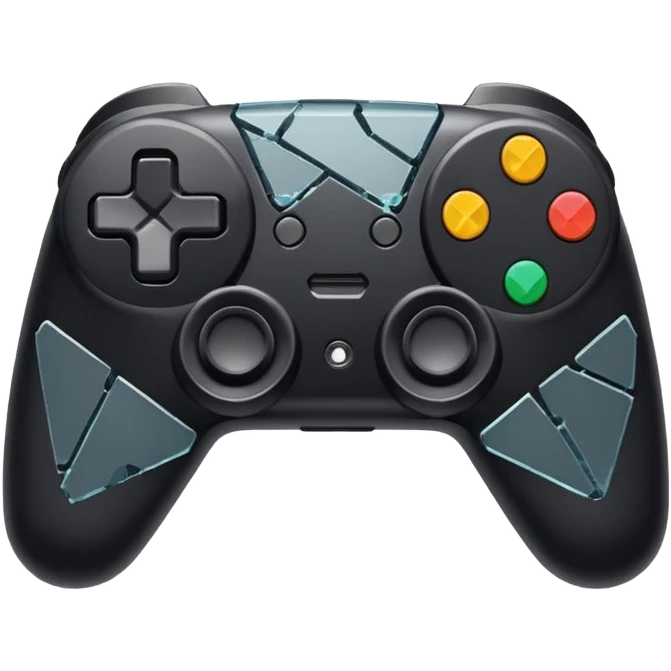 game controller shattered emoji