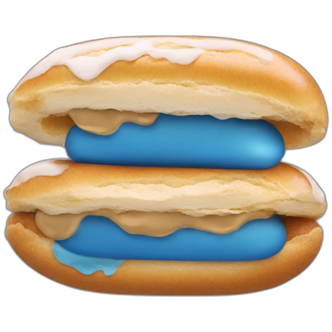 Éclair bleu emoji
