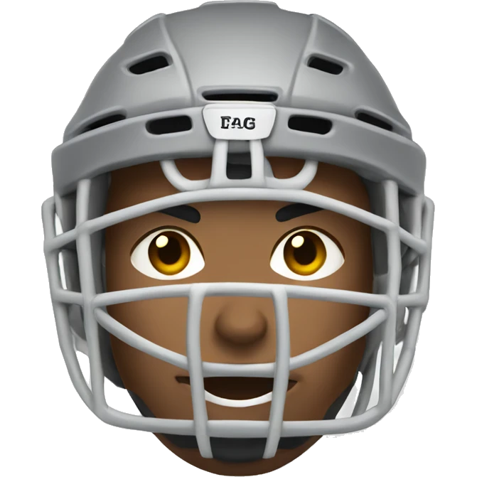 Lacrosse player emoji