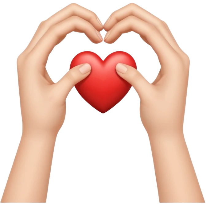 HEART HANDS emoji