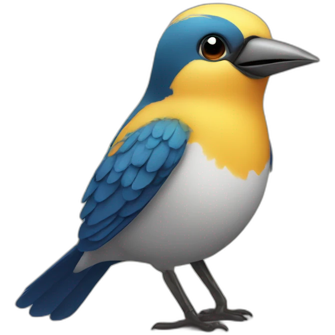 singer bird emoji