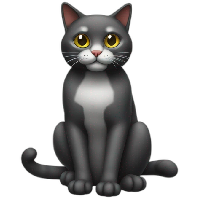 Sitting-poison-cat emoji