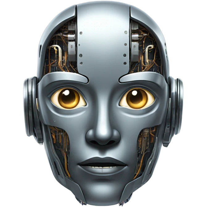 robot face emoji