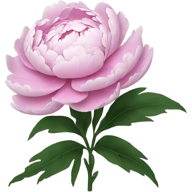 Peony emoji