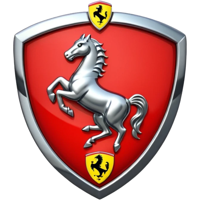 Real Ferrari badge emoji