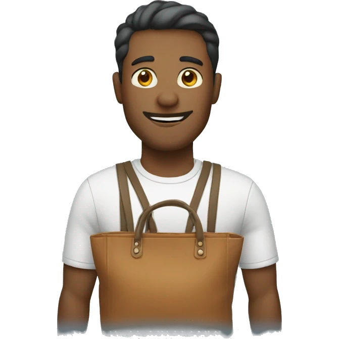 Man with bag emoji