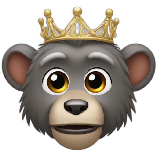 baboon tiara emoji