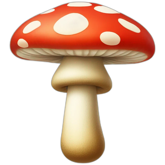 Toadstool from Mario bros. emoji