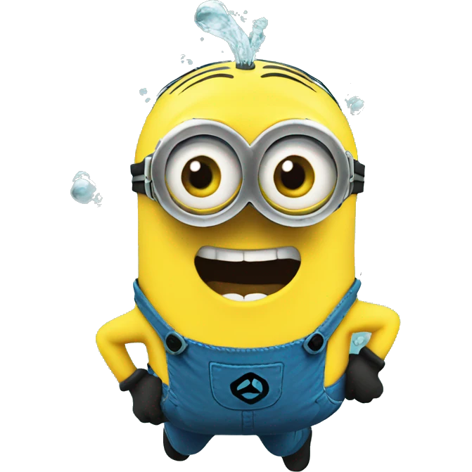 Minion diving emoji