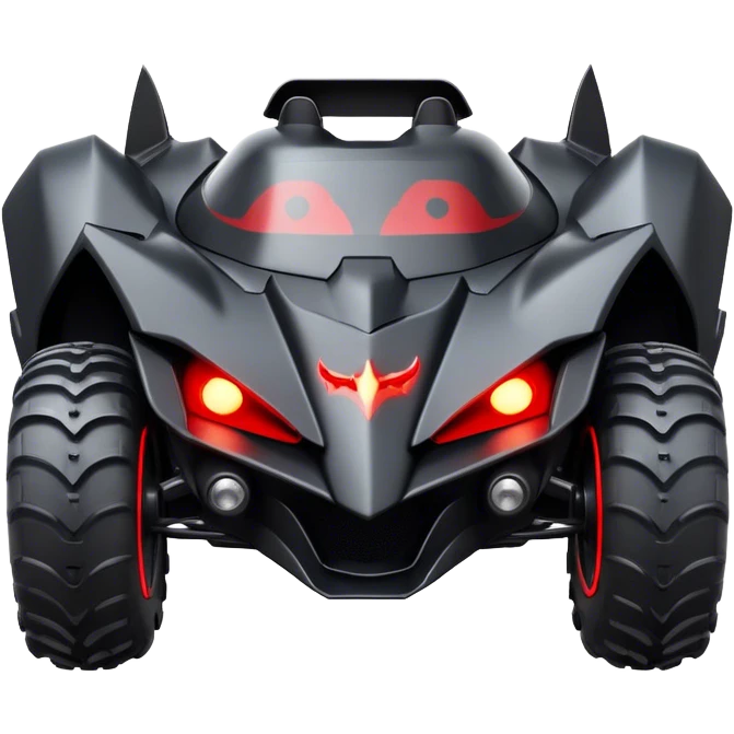 batmobile atv banshee front with a smile emoji