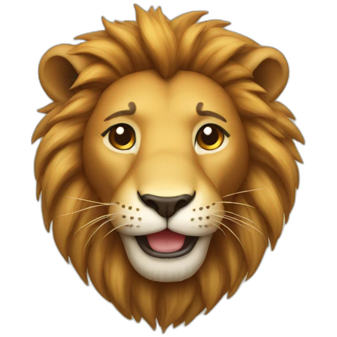 smile lion emoji