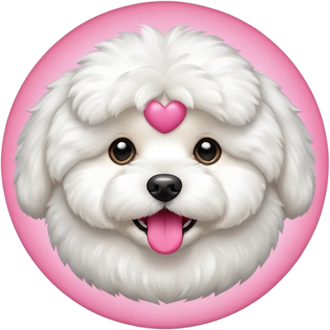 Bichon Dog emoji