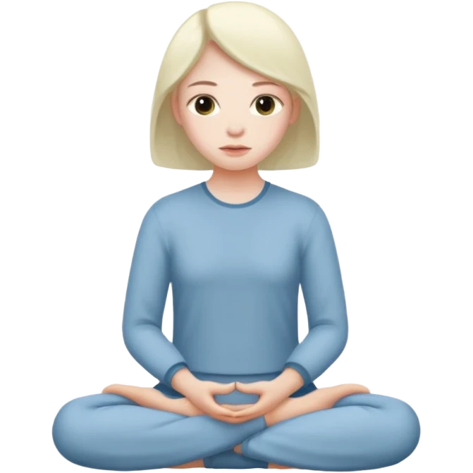 sitting still emoji