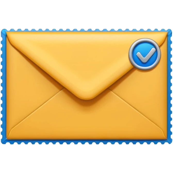 Envelope stamp emoji