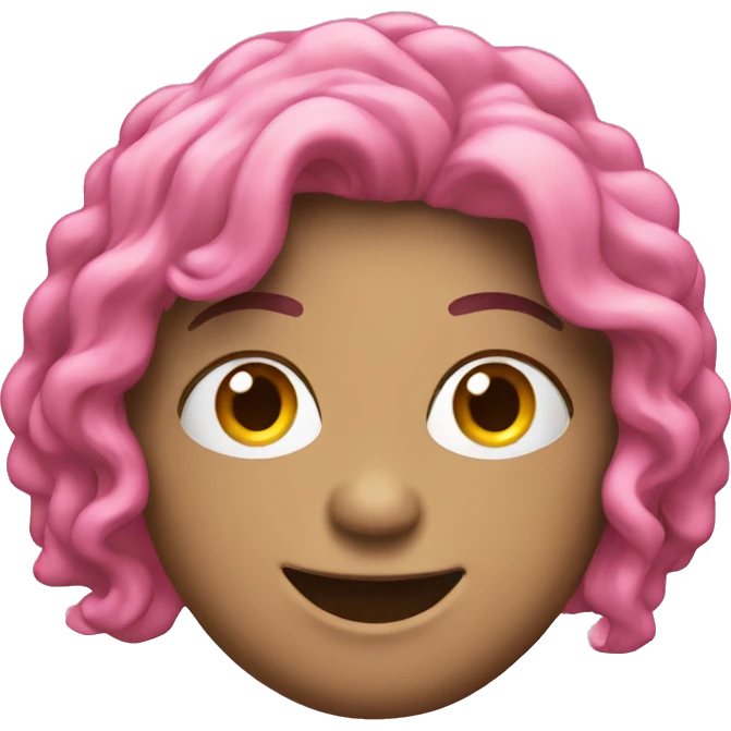 Pink iPad case emoji