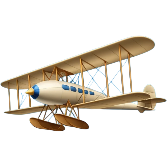 Wright flyer gliding up first time  emoji