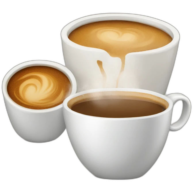 Coffee and Mac Studio emoji