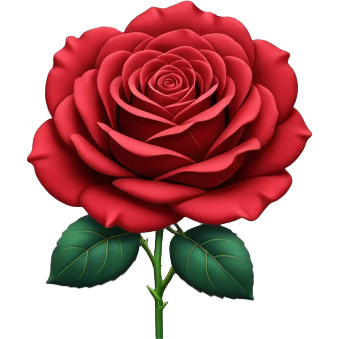 Black rose emoji