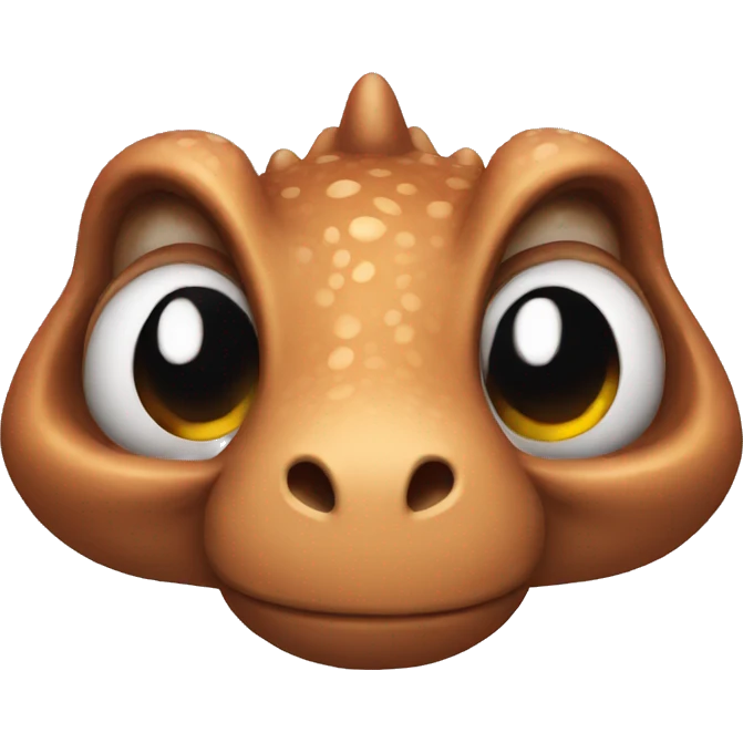 Dinosaur big ears emoji