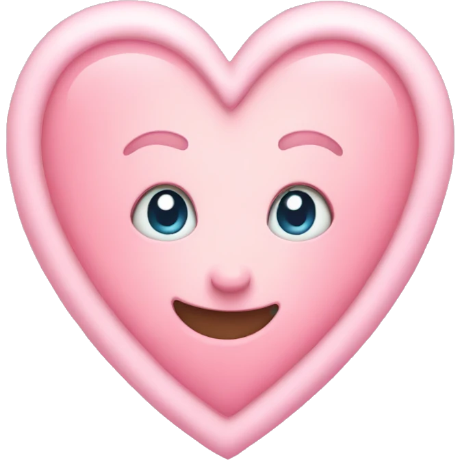 Pastel heart emoji