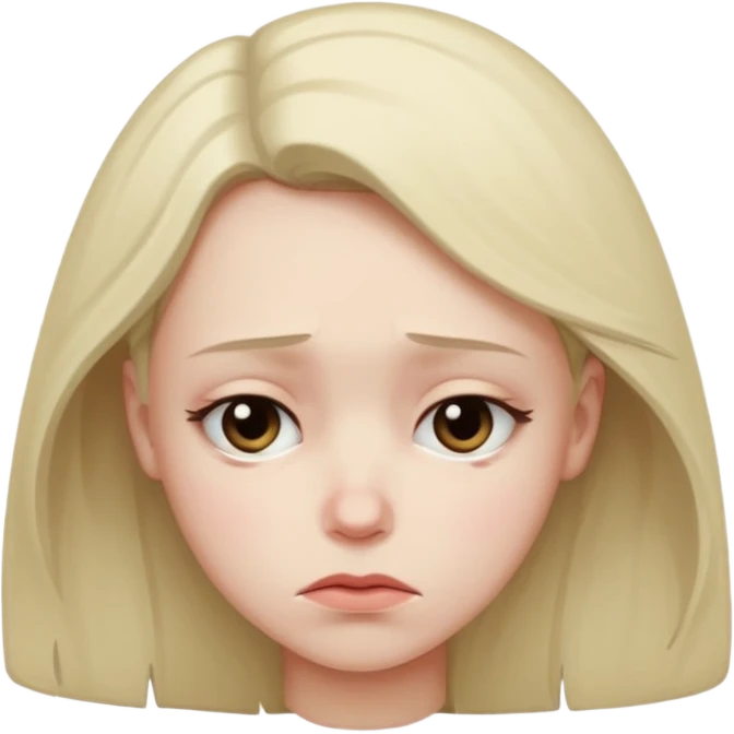 기분이 조금 우울한 기분이야 emoji