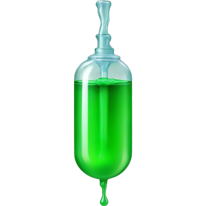 Green liquid injection emoji