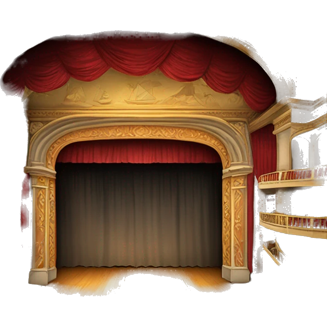 teatro tapia proscenium stage inside San Juan  emoji