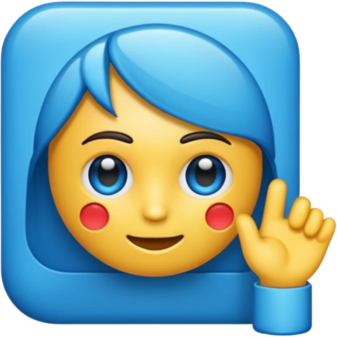  Mavi tik yapp emoji