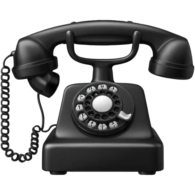 Phone hotline phone emoji
