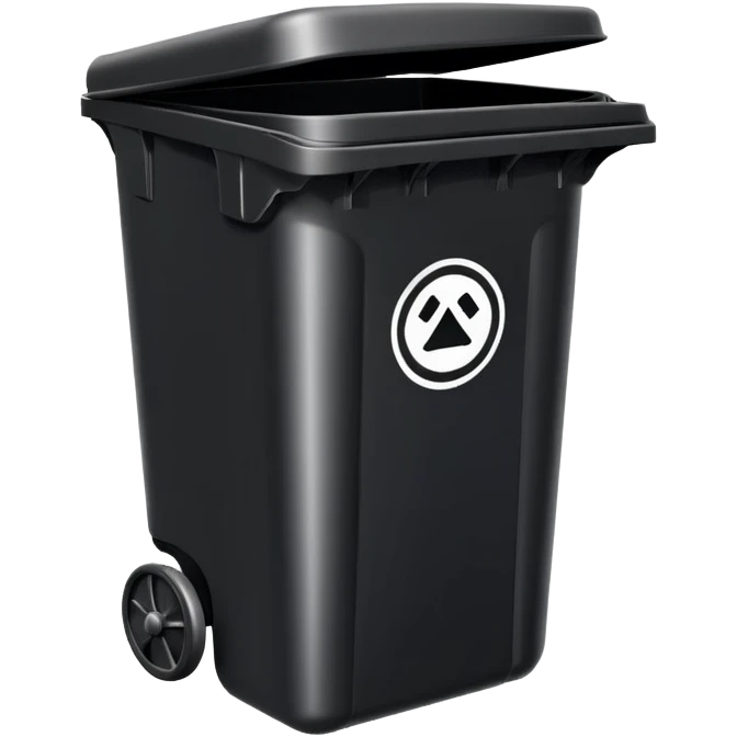large wheely bin emoji