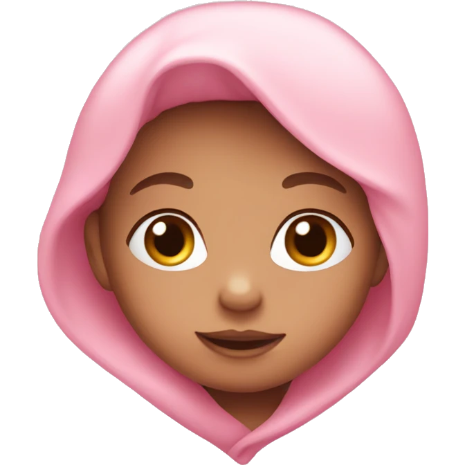 Baby pink heart emoji