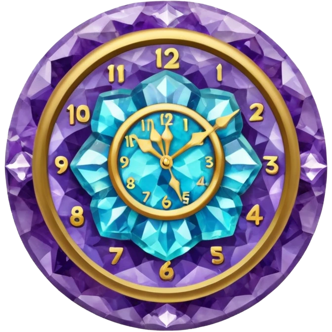 Geode Clock emoji