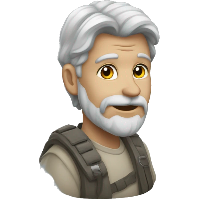 Серая кошка ест креветку emoji