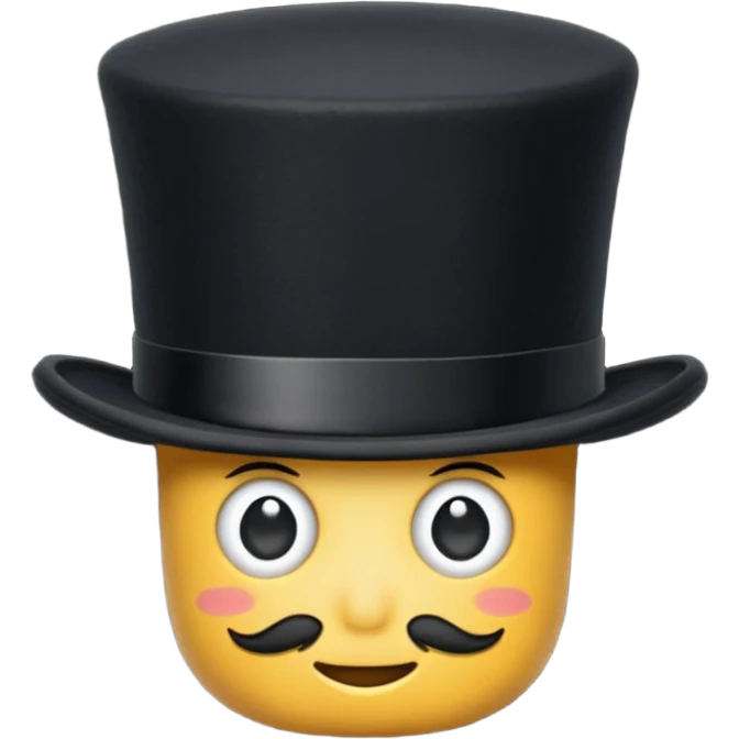 tophat emoji