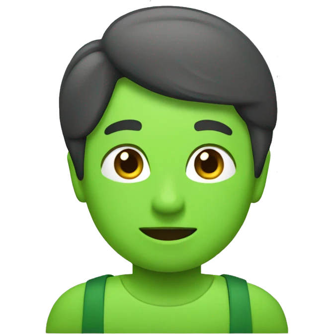 ubicacion en color verde  emoji