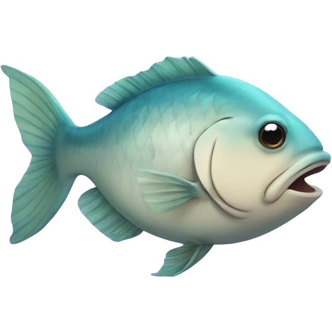 Fat fish emoji