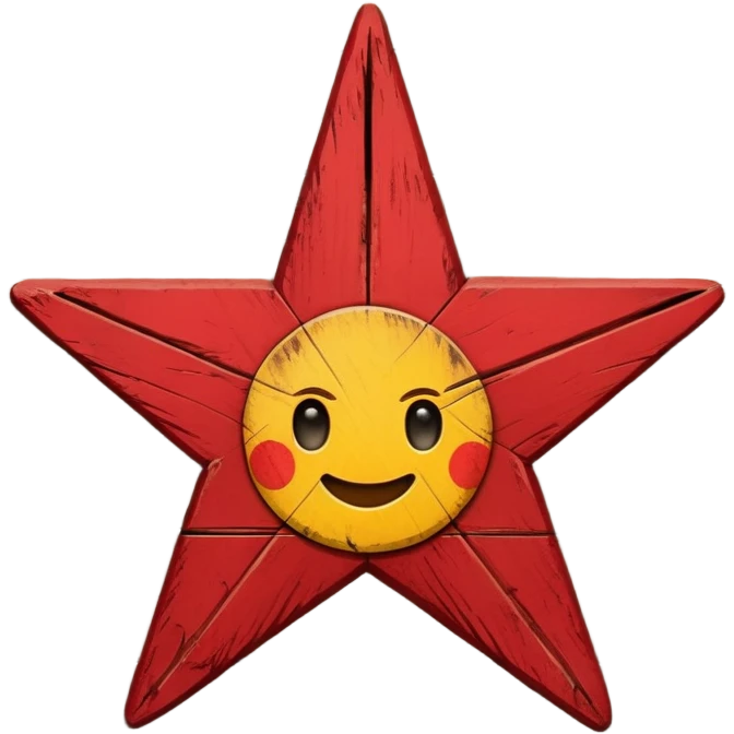 Red stern emoji