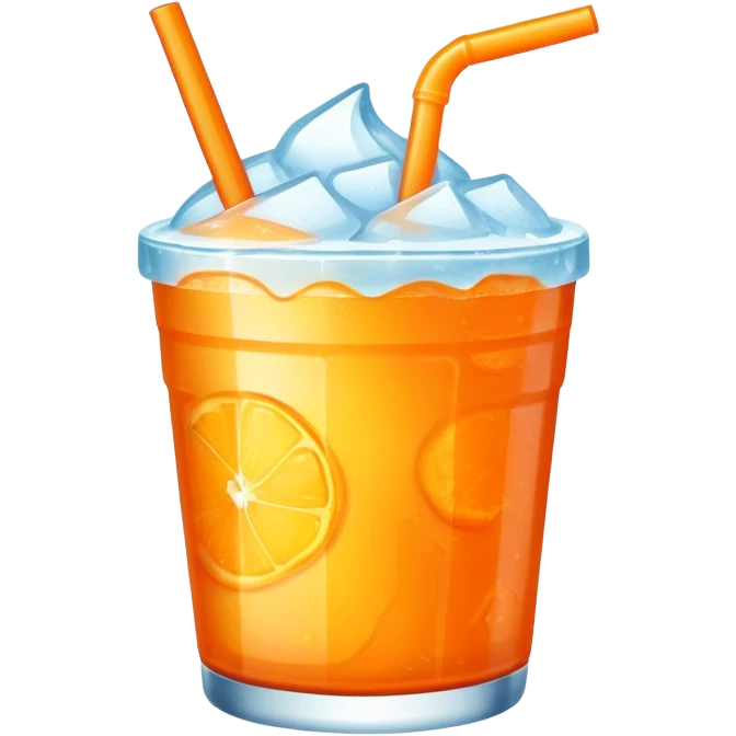 Orange slush  emoji