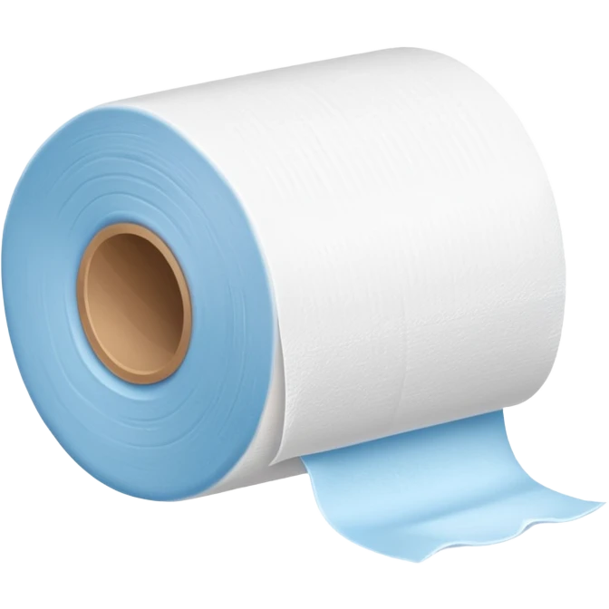 Frozen toilet paper emoji