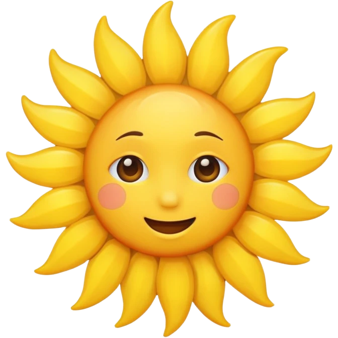 Sun emoji