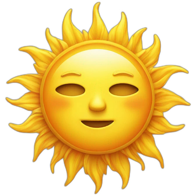 Sun rich emoji