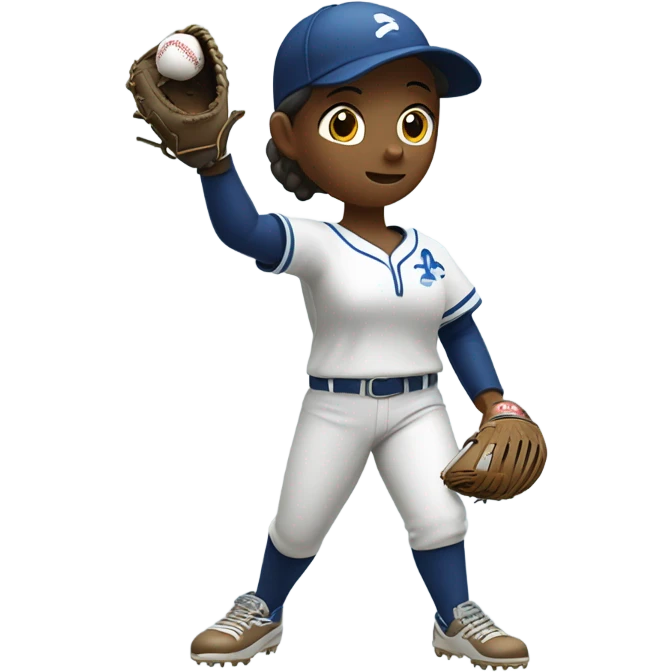 Softball pitcher  emoji