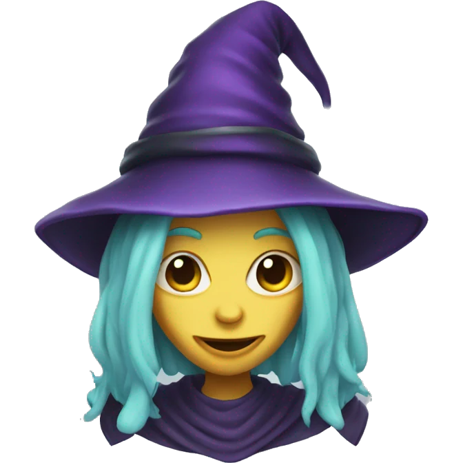 Alien witch emoji