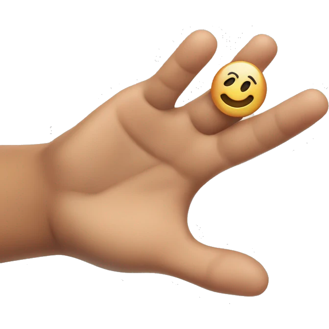 Finger poking belly button emoji