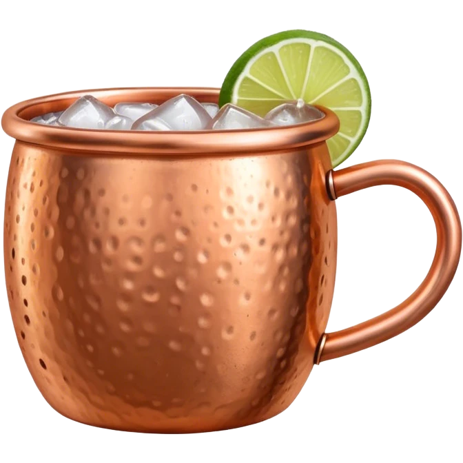 Moscow mule cheers emoji