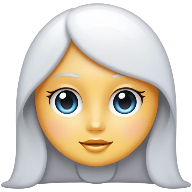 Glitter White Cady emoji