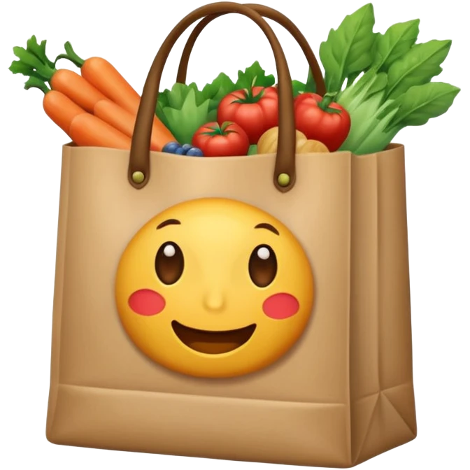 groceries in a bag emoji