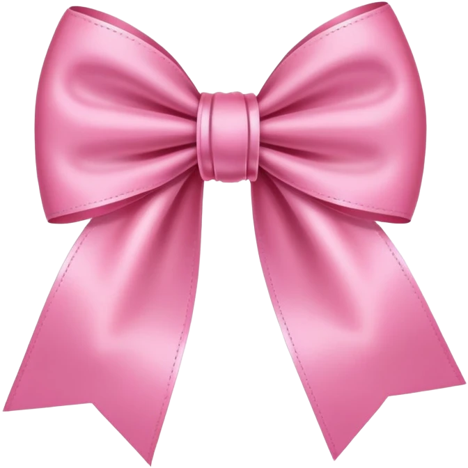 document with a pink bow emoji