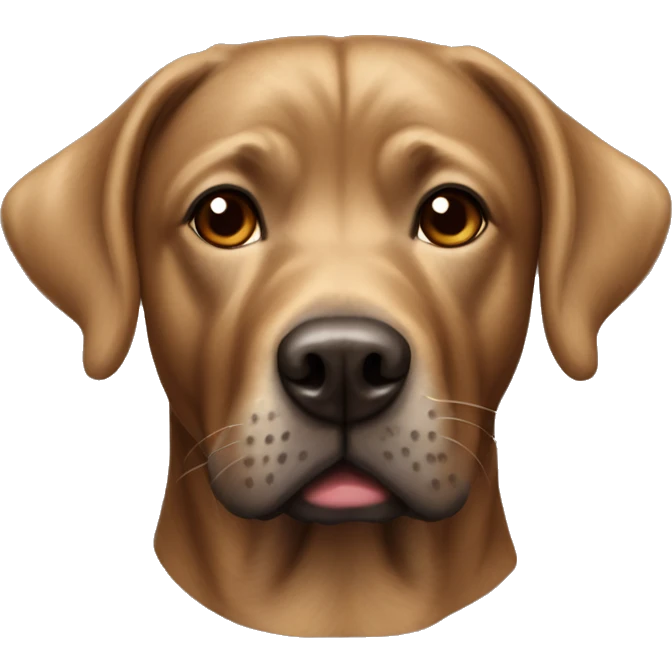 Brindle lab emoji