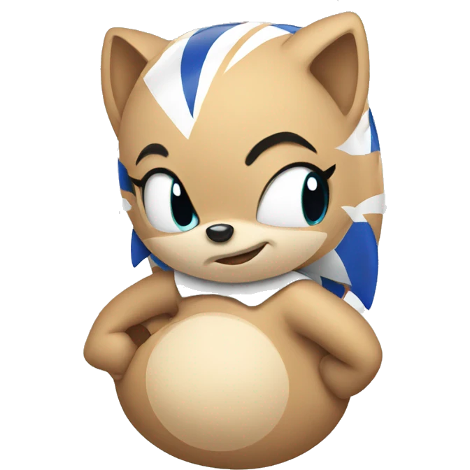 pregnant sonic emoji